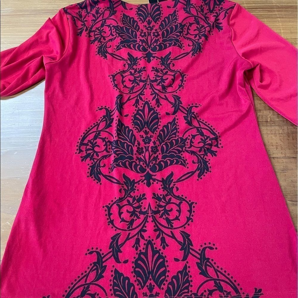 JM Collection Red Blouse  - Picture 9 of 9
